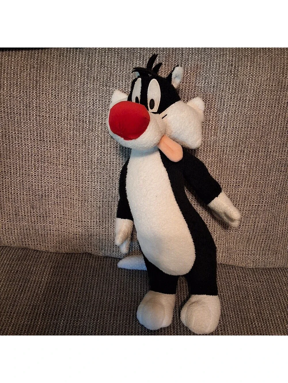 Vintage Sylvester the Cat Plush Toy - 12 Inch